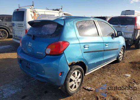 2014 Mitsubishi Mirage Es z USA, uszkodzony, nr VIN ML32A4HJ6EH013910